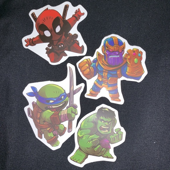 Marvel / DC Sticker set of 15 - Picture 2 of 8